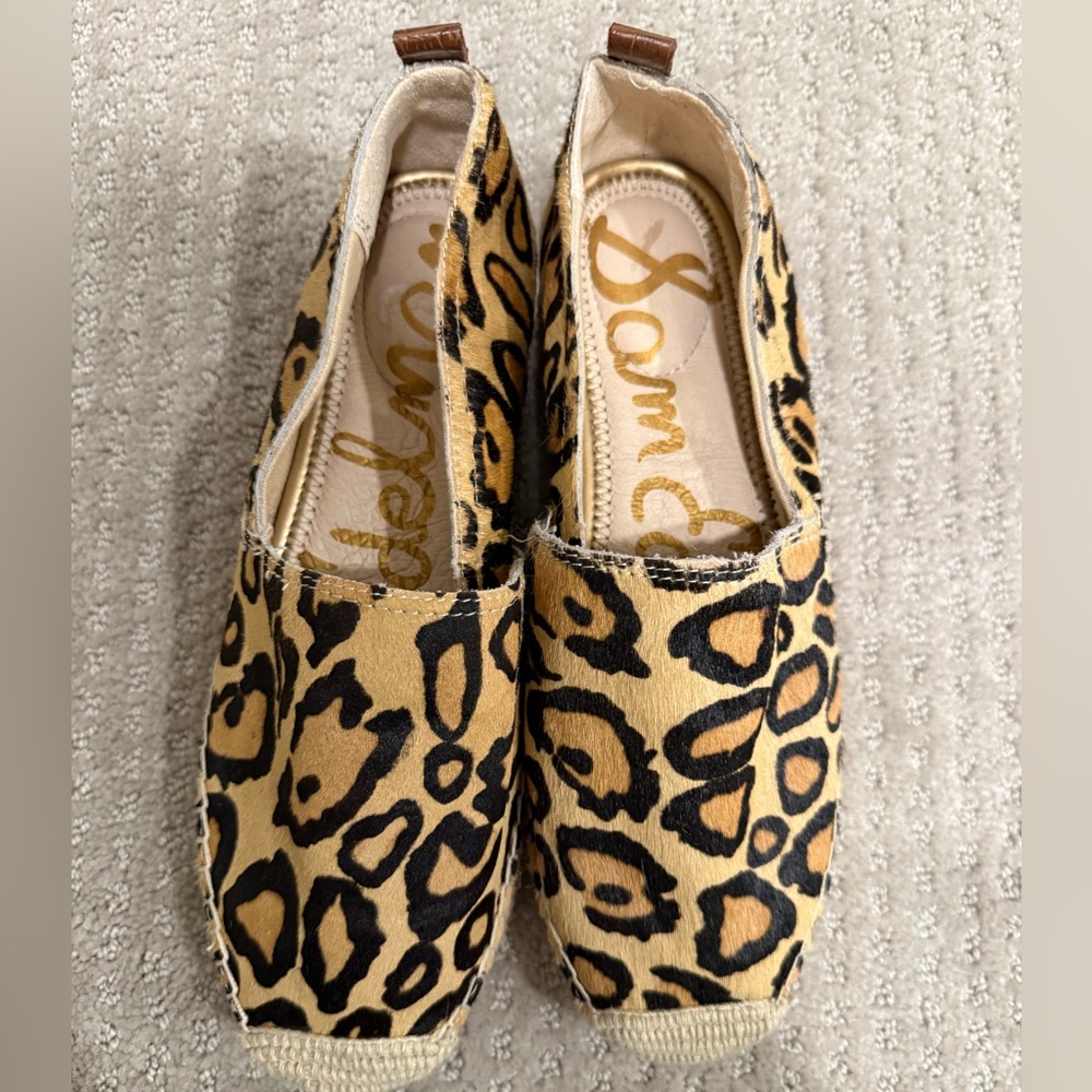 Sam Edelman Calf Hair Women's Slip On Espadrilles  Size 8